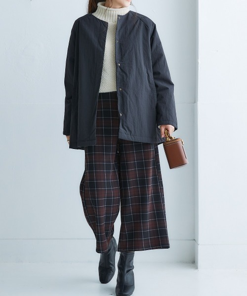 nissen(ニッセン)の「ハイネックラーベン編オーバーサイズニット(ニット/セーター・レディース・アイボリー/ブラック/ブルー/ピンク/ライトグレー・S~M/L~LL)」の14枚目の写真