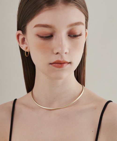 ciite'（シーテ）の「ラウンドフォルムチョーカー / ネックレス / ネックカフ（チョーカー・レディース・シルバー/ゴールド/ピンクゴールド・FREE）」の8枚目の写真
