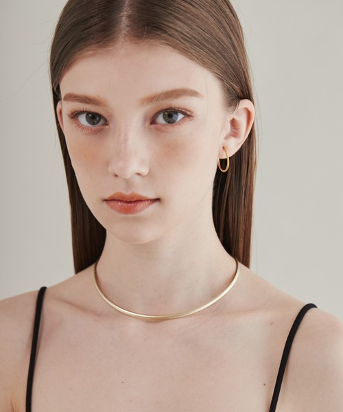 ciite'（シーテ）の「ラウンドフォルムチョーカー / ネックレス / ネックカフ（チョーカー・レディース・シルバー/ゴールド/ピンクゴールド・FREE）」の9枚目の写真