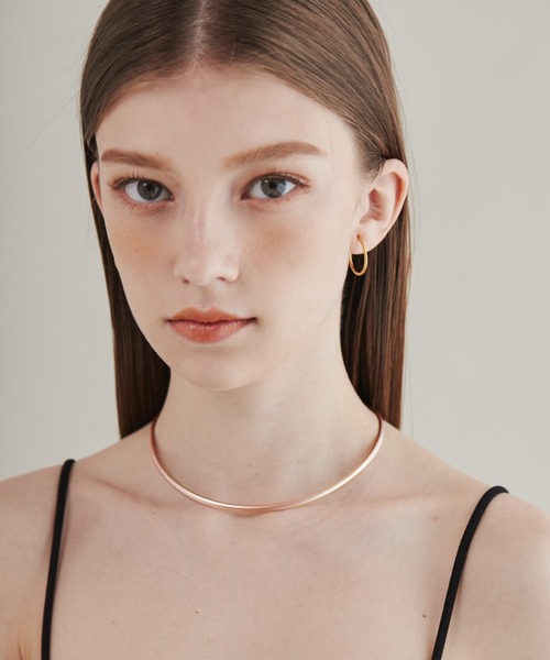 ciite'（シーテ）の「ラウンドフォルムチョーカー / ネックレス / ネックカフ（チョーカー・レディース・シルバー/ゴールド/ピンクゴールド・FREE）」の6枚目の写真