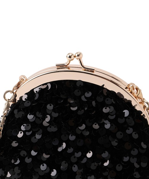 ROPE' PICNIC(ロペピクニック)の「スパンコールミニバッグ(ショルダーバッグ・レディース・グレー/ブラック・FREE)」の12枚目の写真