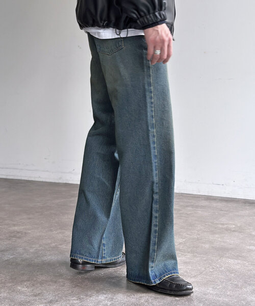 CPCM（シーピーシーエム）の「【新色/コーデュロイ】ハイウエストストレートデニム（デニムパンツ・レディース・ブラック/ブルー/インディゴブルー/ネイビー/ブラウン/アイボリー/ダークブルー/ブラック系その他/ブラウン系その他・SMALL/MEDIUM/X-SMALL/LARGE/PS）」の21枚目の写真