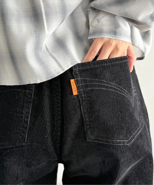 CPCM（シーピーシーエム）の「【新色/コーデュロイ】ハイウエストストレートデニム（デニムパンツ・レディース・ブラック/ブルー/インディゴブルー/ネイビー/ブラウン/アイボリー/ダークブルー/ブラック系その他/ブラウン系その他・SMALL/MEDIUM/X-SMALL/LARGE/PS）」の20枚目の写真