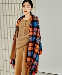 LEPSIM | 洗えるチェックストール　32606(ストール/ショール)