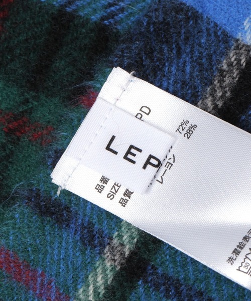 LEPSIM（レプシィム）の「洗えるチェックストール　32606（ストール/ショール・レディース・ブルー/オレンジ/アイボリー/レッド/ベージュ・ONE SIZE）」の13枚目の写真