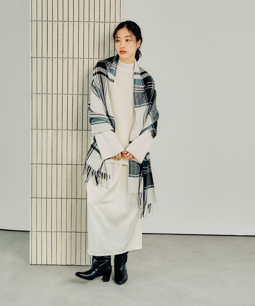 セール】洗えるチェックストール 32606（ストール/ショール）｜LEPSIM