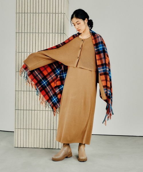 セール】洗えるチェックストール 32606（ストール/ショール）｜LEPSIM