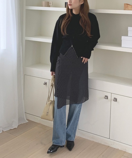 Miniministore(ミニミニストア)の「ニットトップス セーター 春秋冬 韓国風(ニット/セーター・レディース・ベージュ/ブラウン/グレー/ブラック・FREE)」の21枚目の写真