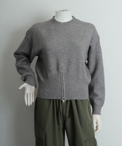 Miniministore(ミニミニストア)の「ニットトップス セーター 春秋冬 韓国風(ニット/セーター・レディース・ベージュ/ブラウン/グレー/ブラック・FREE)」の8枚目の写真
