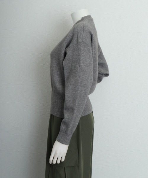 Miniministore(ミニミニストア)の「ニットトップス セーター 春秋冬 韓国風(ニット/セーター・レディース・ベージュ/ブラウン/グレー/ブラック・FREE)」の7枚目の写真