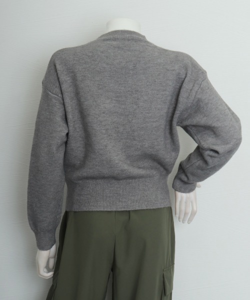 Miniministore(ミニミニストア)の「ニットトップス セーター 春秋冬 韓国風(ニット/セーター・レディース・ベージュ/ブラウン/グレー/ブラック・FREE)」の6枚目の写真