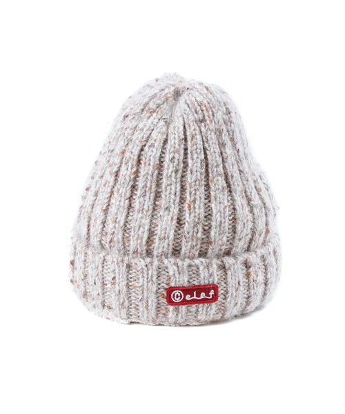 Clef（クレ）の「【クレ】マイクロファイバー ミックス ワッチ（ニットキャップ/ビーニー・メンズ・ベージュ/レッド/グリーン/アイボリー/ブラック・FREE）」の2枚目の写真