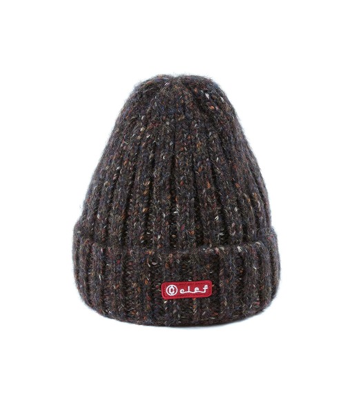 Clef（クレ）の「【クレ】マイクロファイバー ミックス ワッチ（ニットキャップ/ビーニー・メンズ・ベージュ/レッド/グリーン/アイボリー/ブラック・FREE）」の3枚目の写真