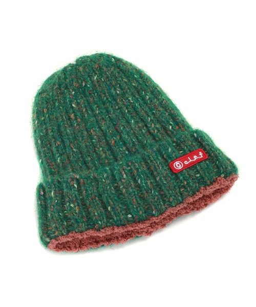 Clef（クレ）の「【クレ】マイクロファイバー ミックス ワッチ（ニットキャップ/ビーニー・メンズ・ベージュ/レッド/グリーン/アイボリー/ブラック・FREE）」の9枚目の写真