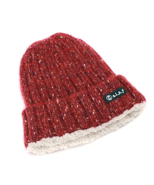 Clef（クレ）の「【クレ】マイクロファイバー ミックス ワッチ（ニットキャップ/ビーニー・メンズ・ベージュ/レッド/グリーン/アイボリー/ブラック・FREE）」の11枚目の写真