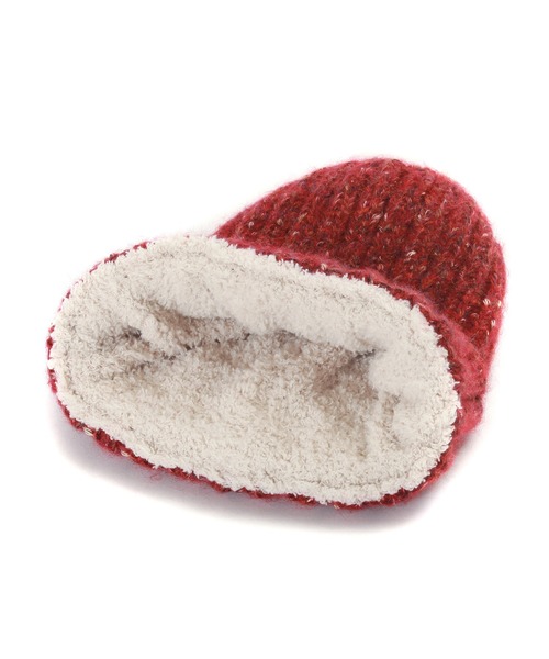 Clef（クレ）の「【クレ】マイクロファイバー ミックス ワッチ（ニットキャップ/ビーニー・メンズ・ベージュ/レッド/グリーン/アイボリー/ブラック・FREE）」の13枚目の写真