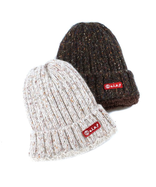 Clef（クレ）の「【クレ】マイクロファイバー ミックス ワッチ（ニットキャップ/ビーニー・メンズ・ベージュ/レッド/グリーン/アイボリー/ブラック・FREE）」の15枚目の写真