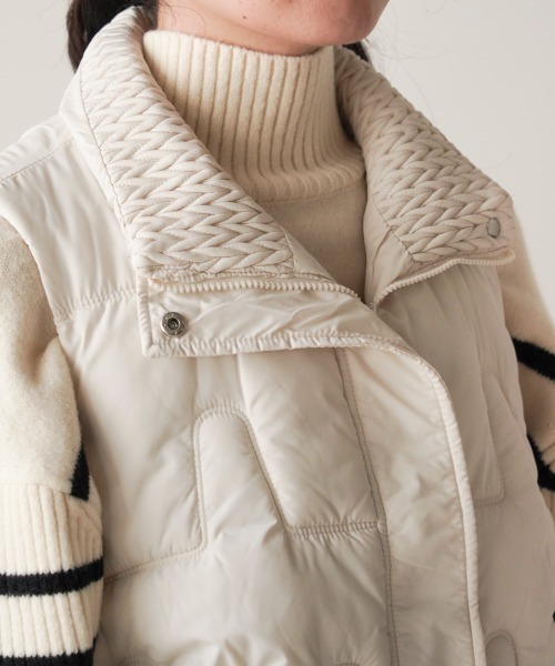 【セール】変形キルト中綿ジャケット（その他アウター）｜Bou Jeloud（ブージュルード）