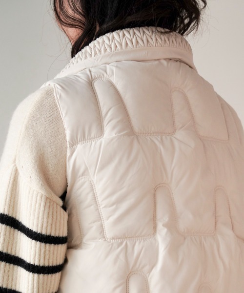 【セール】変形キルト中綿ジャケット（その他アウター）｜Bou Jeloud（ブージュルード）