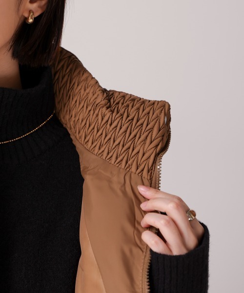 【セール】変形キルト中綿ジャケット（その他アウター）｜Bou Jeloud（ブージュルード）