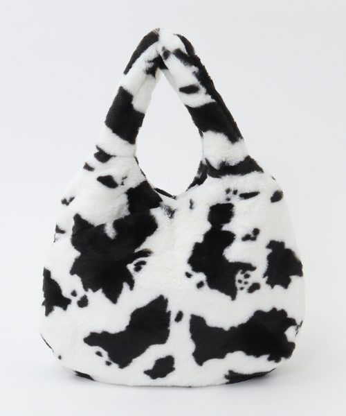 SOFFITTO（ソフィット）の「フェイクファーバッグ(取り扱い店舗限定)（トートバッグ・レディース・ブラック/ベージュ/ブラウン/グレー・FREE）」の2枚目の写真