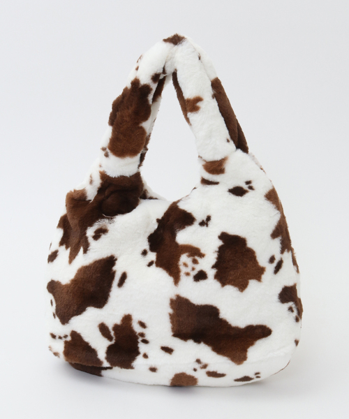 SOFFITTO（ソフィット）の「フェイクファーバッグ(取り扱い店舗限定)（トートバッグ・レディース・ブラック/ベージュ/ブラウン/グレー・FREE）」の6枚目の写真