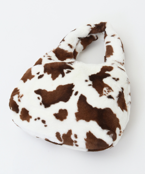 SOFFITTO（ソフィット）の「フェイクファーバッグ(取り扱い店舗限定)（トートバッグ・レディース・ブラック/ベージュ/ブラウン/グレー・FREE）」の9枚目の写真