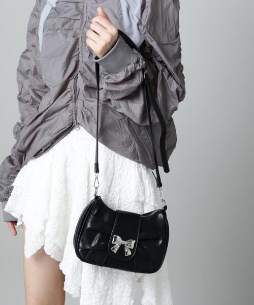 SIS(エスアイエス)の「【WEB限定】SIS/エスアイエス/リボンミニバッグ(トートバッグ・レディース・ブラック/ピンク・F)」の13枚目の写真