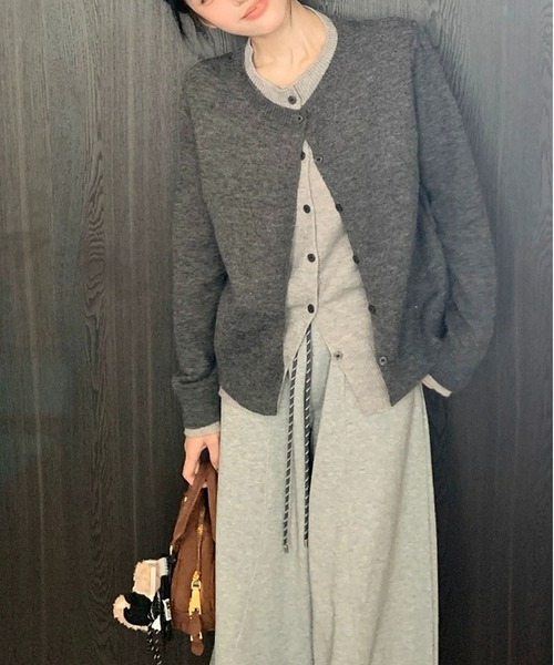 MAISON DE THERESE(メゾン ド テレーズ)の「カーディガン(カーディガン/ボレロ・レディース・ブルー/ダークグレー/グレー/ネイビー/ピンク・FREE/M)」の1枚目の写真