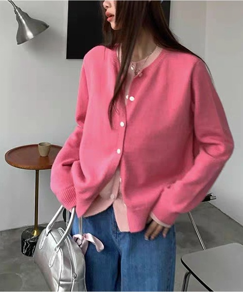 MAISON DE THERESE(メゾン ド テレーズ)の「カーディガン(カーディガン/ボレロ・レディース・ブルー/ダークグレー/グレー/ネイビー/ピンク・FREE/M)」の21枚目の写真