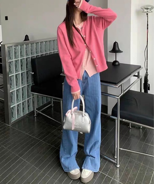 MAISON DE THERESE(メゾン ド テレーズ)の「カーディガン(カーディガン/ボレロ・レディース・ブルー/ダークグレー/グレー/ネイビー/ピンク・FREE/M)」の22枚目の写真