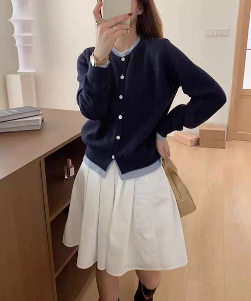 MAISON DE THERESE(メゾン ド テレーズ)の「カーディガン(カーディガン/ボレロ・レディース・ブルー/ダークグレー/グレー/ネイビー/ピンク・FREE/M)」の10枚目の写真