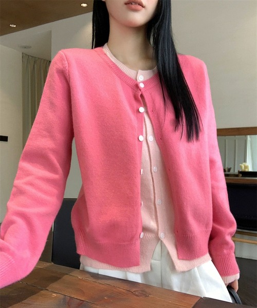 MAISON DE THERESE(メゾン ド テレーズ)の「カーディガン(カーディガン/ボレロ・レディース・ブルー/ダークグレー/グレー/ネイビー/ピンク・FREE/M)」の14枚目の写真