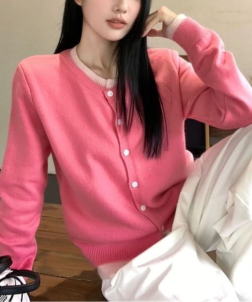 MAISON DE THERESE(メゾン ド テレーズ)の「カーディガン(カーディガン/ボレロ・レディース・ブルー/ダークグレー/グレー/ネイビー/ピンク・FREE/M)」の15枚目の写真