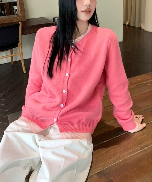 MAISON DE THERESE(メゾン ド テレーズ)の「カーディガン(カーディガン/ボレロ・レディース・ブルー/ダークグレー/グレー/ネイビー/ピンク・FREE/M)」の16枚目の写真