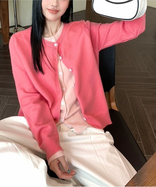 MAISON DE THERESE(メゾン ド テレーズ)の「カーディガン(カーディガン/ボレロ・レディース・ブルー/ダークグレー/グレー/ネイビー/ピンク・FREE/M)」の17枚目の写真