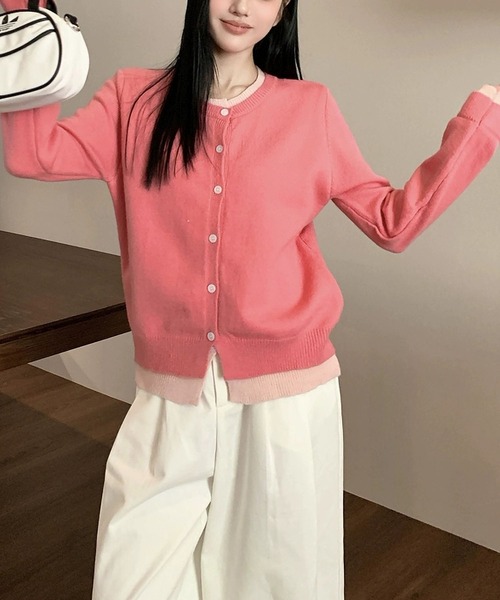 MAISON DE THERESE(メゾン ド テレーズ)の「カーディガン(カーディガン/ボレロ・レディース・ブルー/ダークグレー/グレー/ネイビー/ピンク・FREE/M)」の18枚目の写真