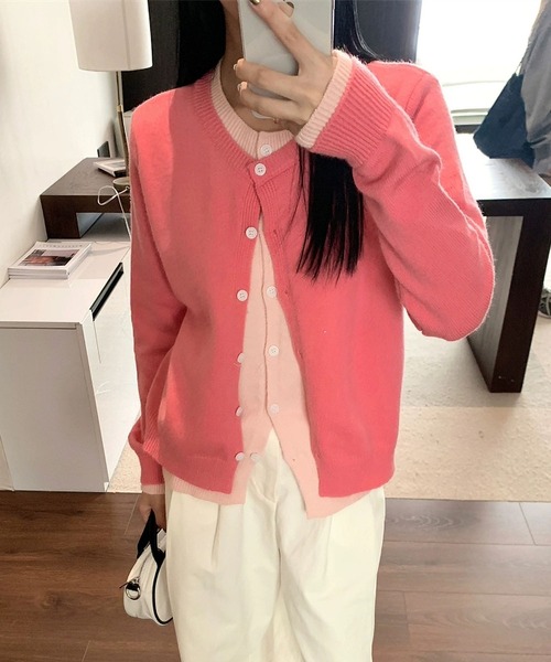 MAISON DE THERESE(メゾン ド テレーズ)の「カーディガン(カーディガン/ボレロ・レディース・ブルー/ダークグレー/グレー/ネイビー/ピンク・FREE/M)」の20枚目の写真