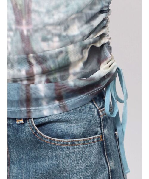 jouetie（ジュエティ）の「フォトプリントシアートップス【セットアップ対応】（Tシャツ/カットソー・レディース・ブルー/グリーン・MEDIUM）」の20枚目の写真