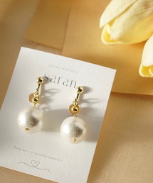 saran jewelry/パール イヤリング