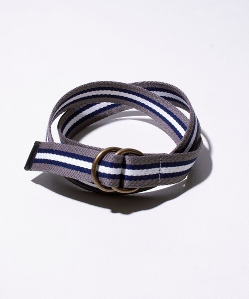 GLOSTER（グロスター）の「【GLOSTER/グロスター】IVY Dリングテープベルト リングベルト（ベルト・メンズ・ブラック系その他3/ブルー系その他7/グレー系その他/ブラック系その他2/ブルー系その他6/ブルー系その他3/イエロー系その他3/グリーン系その他3/ブルー系その他/ブルー系その他4/ブルー系その他2・FREE）」の3枚目の写真