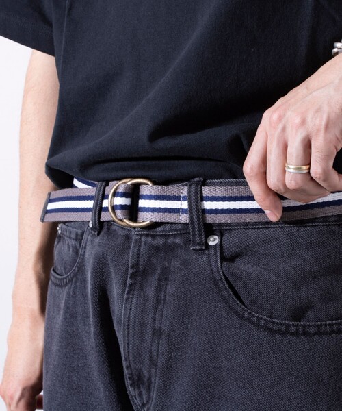 GLOSTER（グロスター）の「【GLOSTER/グロスター】IVY Dリングテープベルト リングベルト（ベルト・メンズ・ブラック系その他3/ブルー系その他7/グレー系その他/ブラック系その他2/ブルー系その他6/ブルー系その他3/イエロー系その他3/グリーン系その他3/ブルー系その他/ブルー系その他4/ブルー系その他2・FREE）」の22枚目の写真