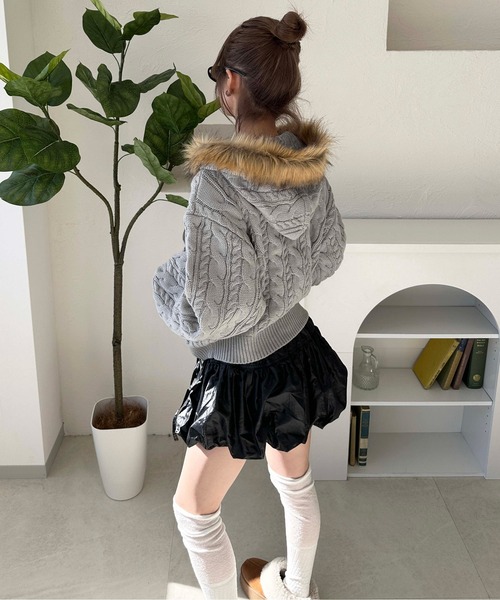 sedacle girl(セダクルガール)の「チンツバルーンミニスカート(スカート・レディース・シルバー/ブラック・SMALL/MEDIUM)」の12枚目の写真