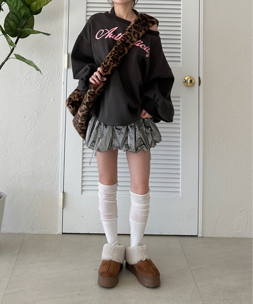 sedacle girl(セダクルガール)の「チンツバルーンミニスカート(スカート・レディース・シルバー/ブラック・SMALL/MEDIUM)」の22枚目の写真