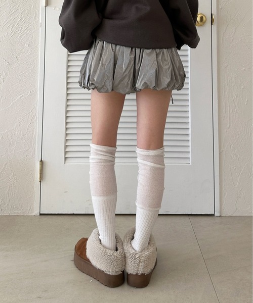 sedacle girl(セダクルガール)の「チンツバルーンミニスカート(スカート・レディース・シルバー/ブラック・SMALL/MEDIUM)」の18枚目の写真
