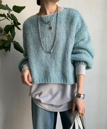 DouDou | バックボタンジョーゼットインナーブラウス(シャツ/ブラウス)