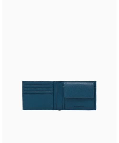 EMPORIO ARMANI（エンポリオアルマーニ）の「【エンポリオ アルマーニ】ASV 二つ折りウォレット（財布・メンズ・グレー/ダークグリーン/インディゴブルー・FREE）」の6枚目の写真