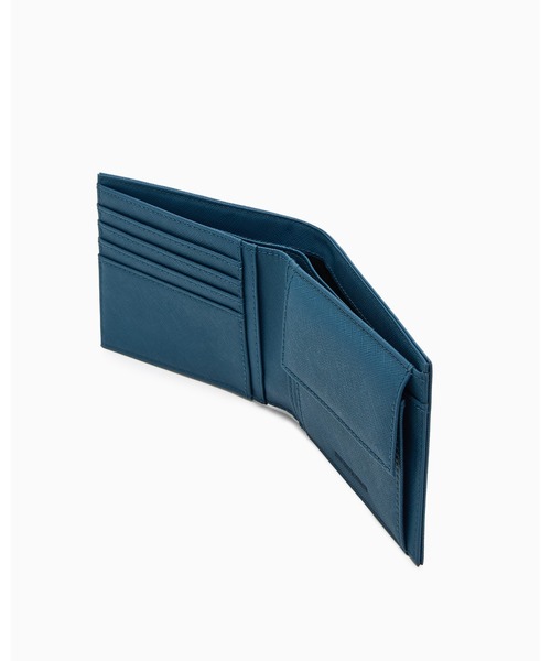 EMPORIO ARMANI（エンポリオアルマーニ）の「【エンポリオ アルマーニ】ASV 二つ折りウォレット（財布・メンズ・グレー/ダークグリーン/インディゴブルー・FREE）」の7枚目の写真