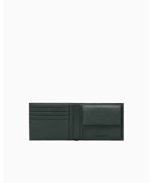 EMPORIO ARMANI（エンポリオアルマーニ）の「【エンポリオ アルマーニ】ASV 二つ折りウォレット（財布・メンズ・グレー/ダークグリーン/インディゴブルー・FREE）」の10枚目の写真