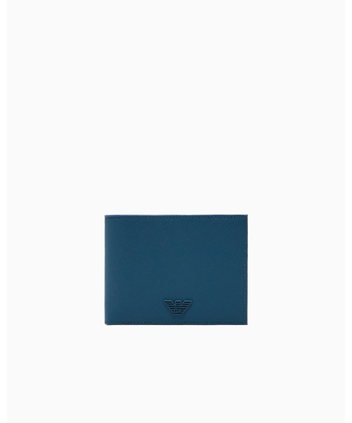 EMPORIO ARMANI（エンポリオアルマーニ）の「【エンポリオ アルマーニ】ASV 二つ折りウォレット（財布・メンズ・グレー/ダークグリーン/インディゴブルー・FREE）」の4枚目の写真